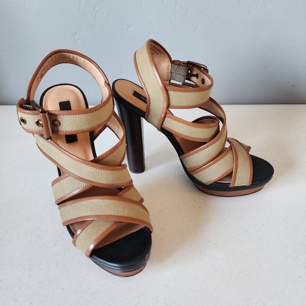 Ann Taylor Platform Sandals "Euc" - image 8